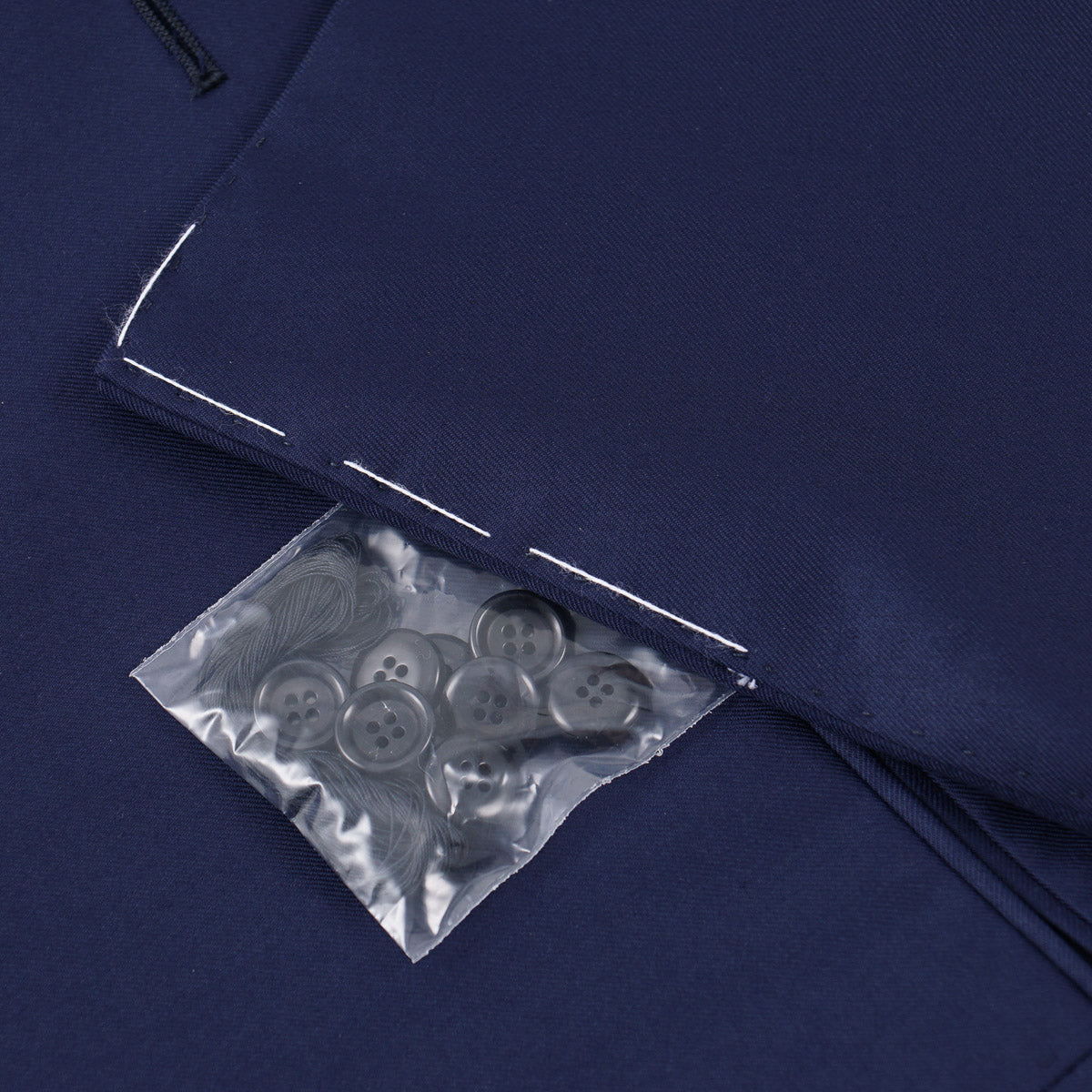 Stile Latino Medium Navy Wool Suit - Image 7