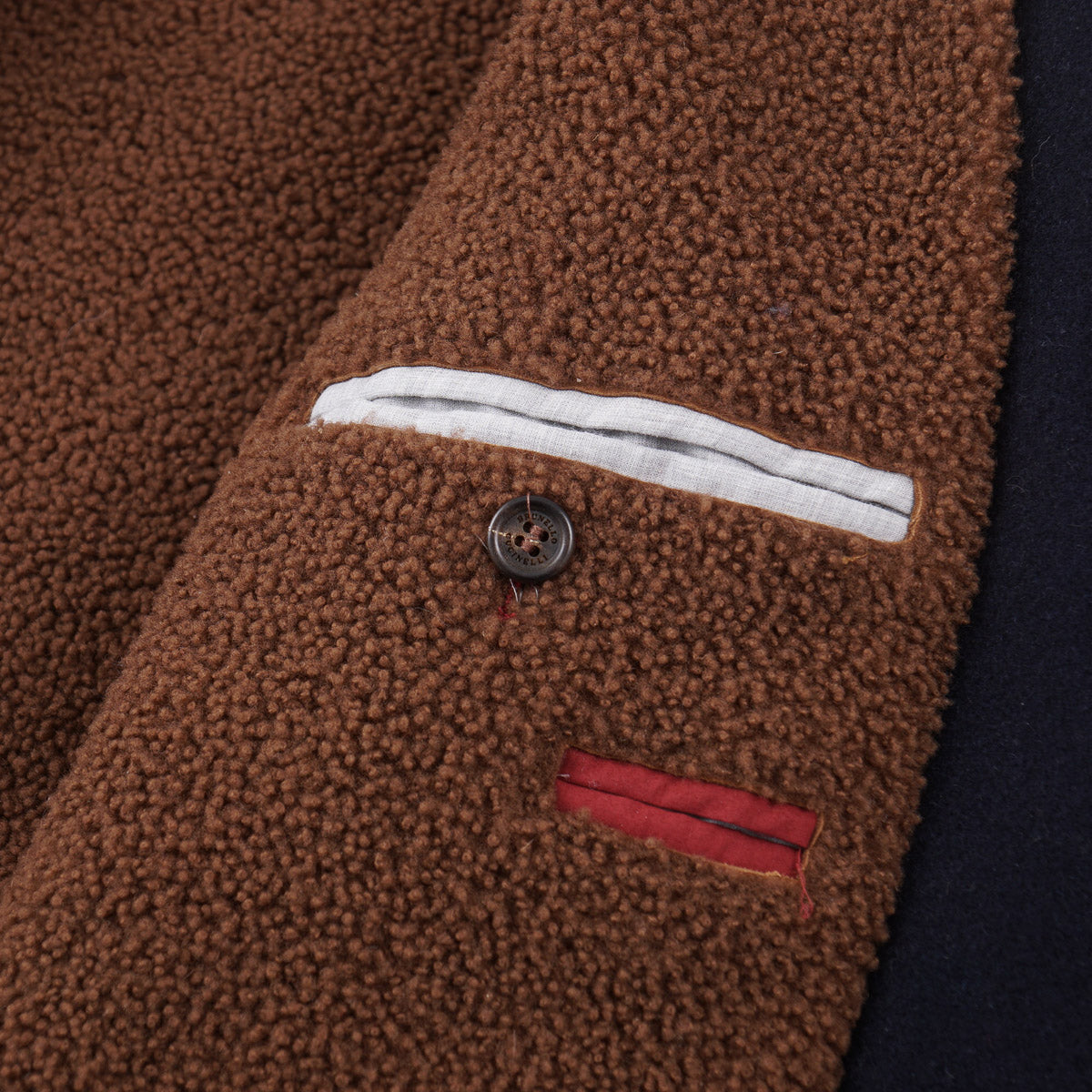 Brunello Cucinelli Cashmere Coat with Shearling Lining - Image 13