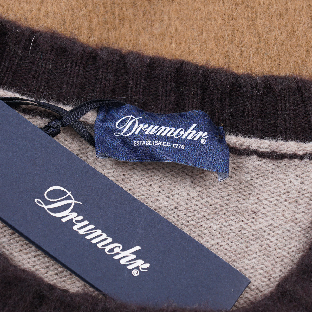 Drumohr Patterned Lambswool Sweater - Image 5