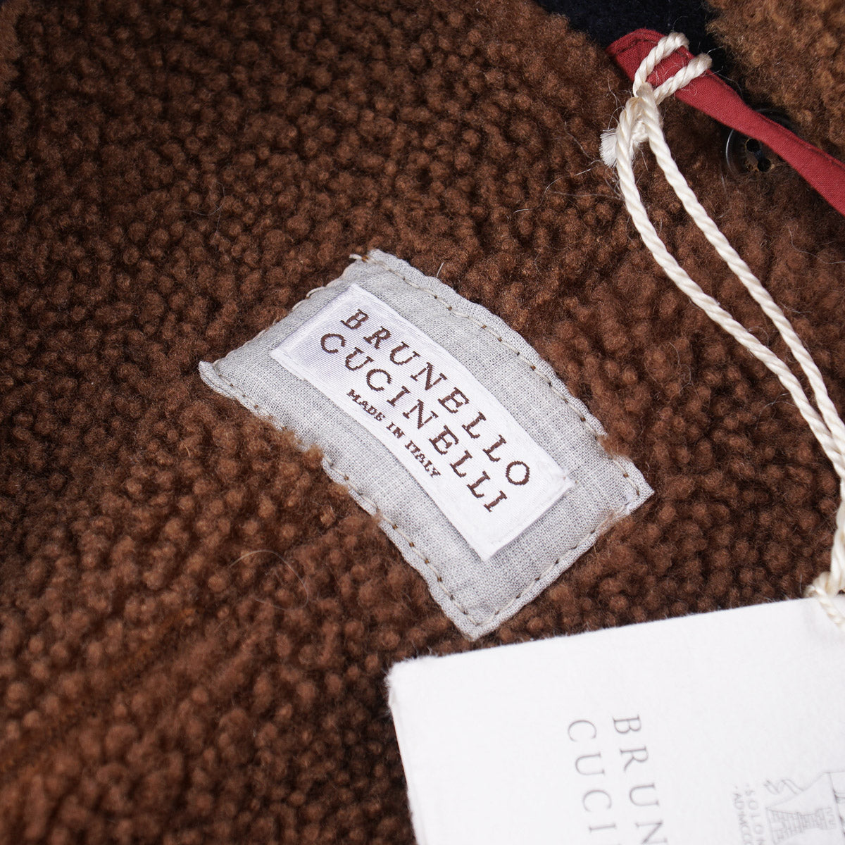 Brunello Cucinelli Cashmere Coat with Shearling Lining - Image 7