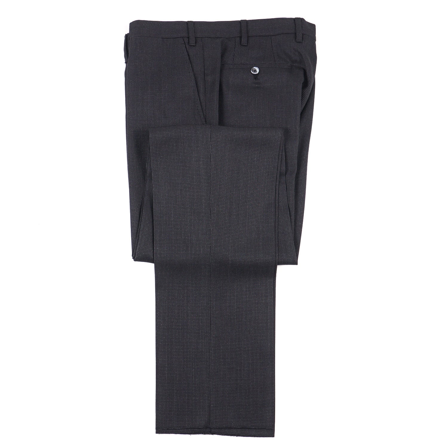 Zilli Herringbone Wool and Silk Suit - Image 2