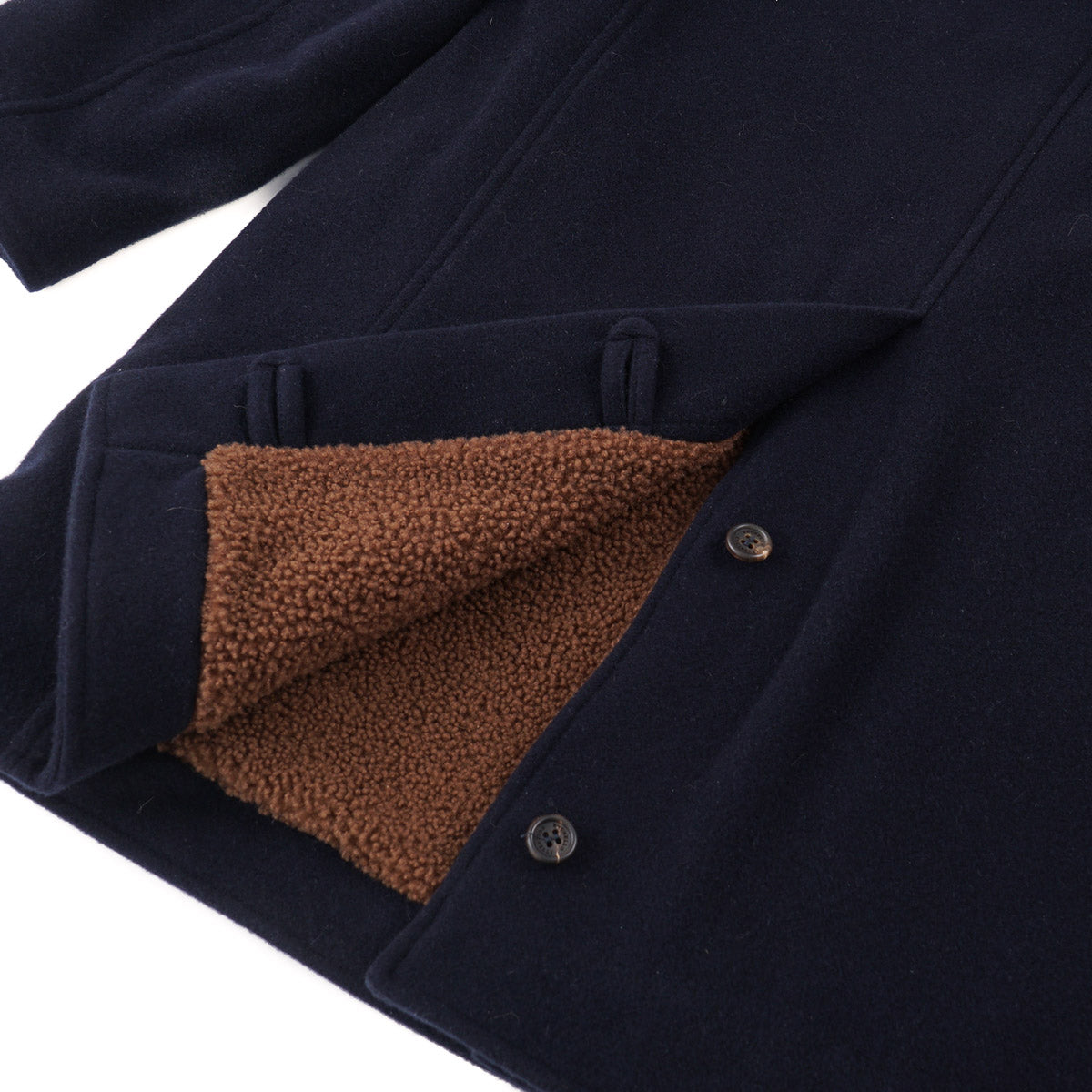 Brunello Cucinelli Cashmere Coat with Shearling Lining - Image 11