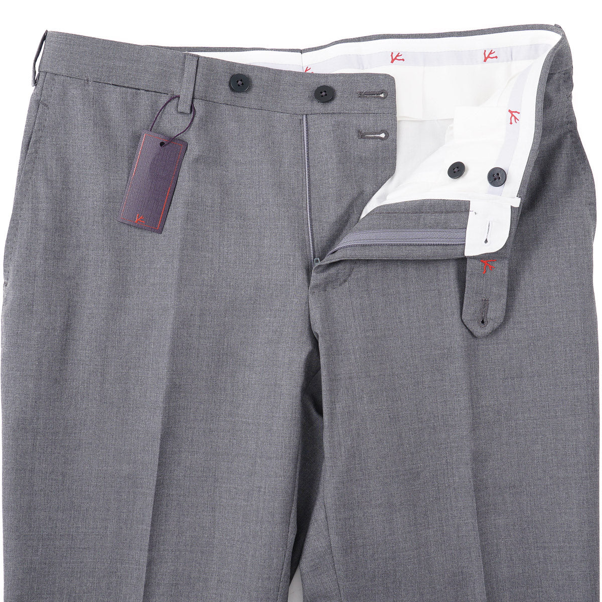 Isaia 'Sanita' Slim-Fit Wool Pants - Image 3