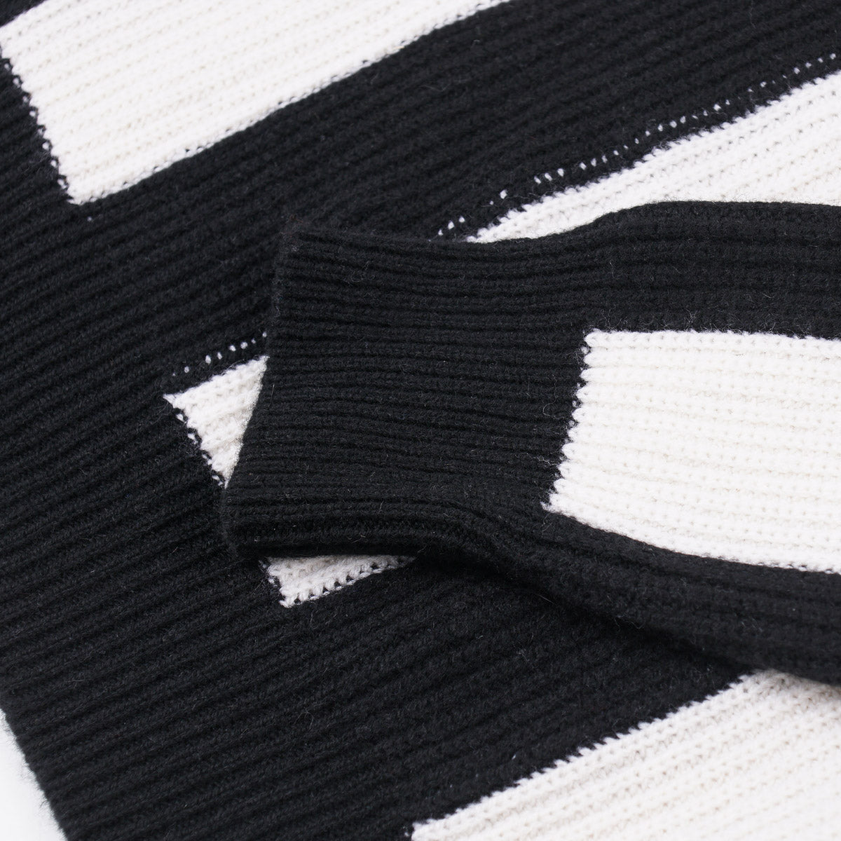 Kiton Colorblock Stripe Cashmere Sweater - Image 2