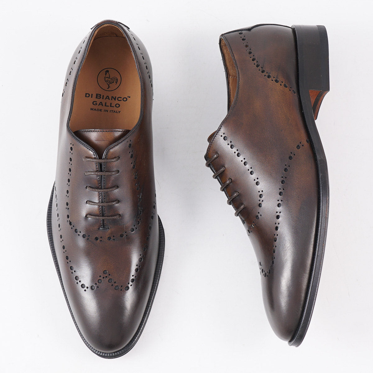 di Bianco Antiqued Leather Wholecut - Image 2