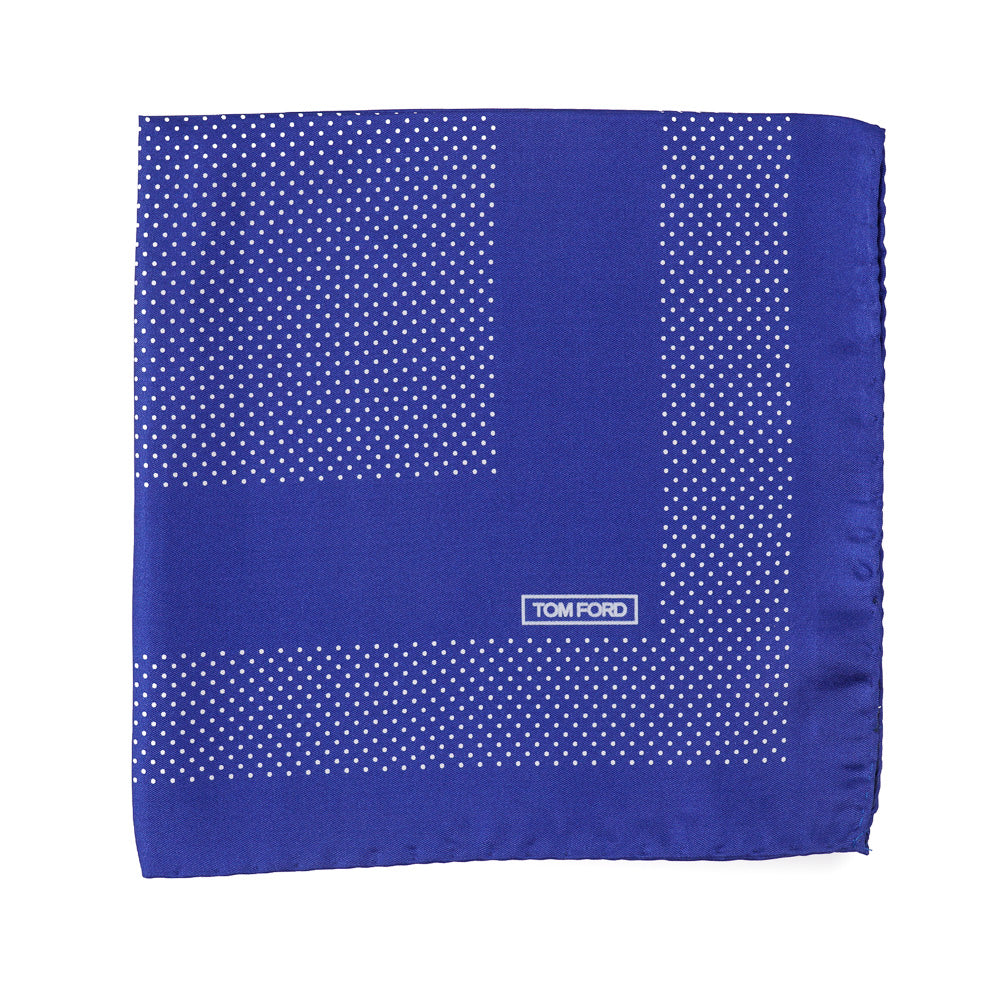 Tom Ford Dot Print Pocket Square
