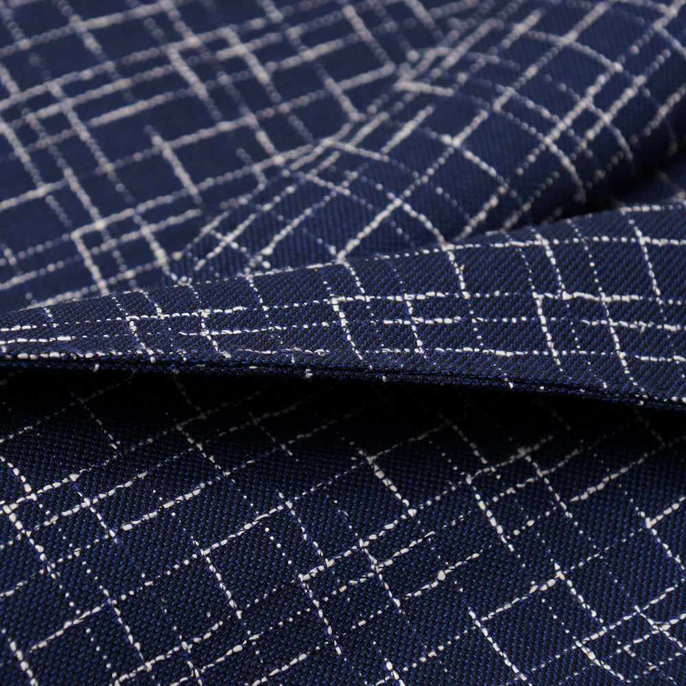 Roda Woven Check Wool and Silk Suit - Image 4