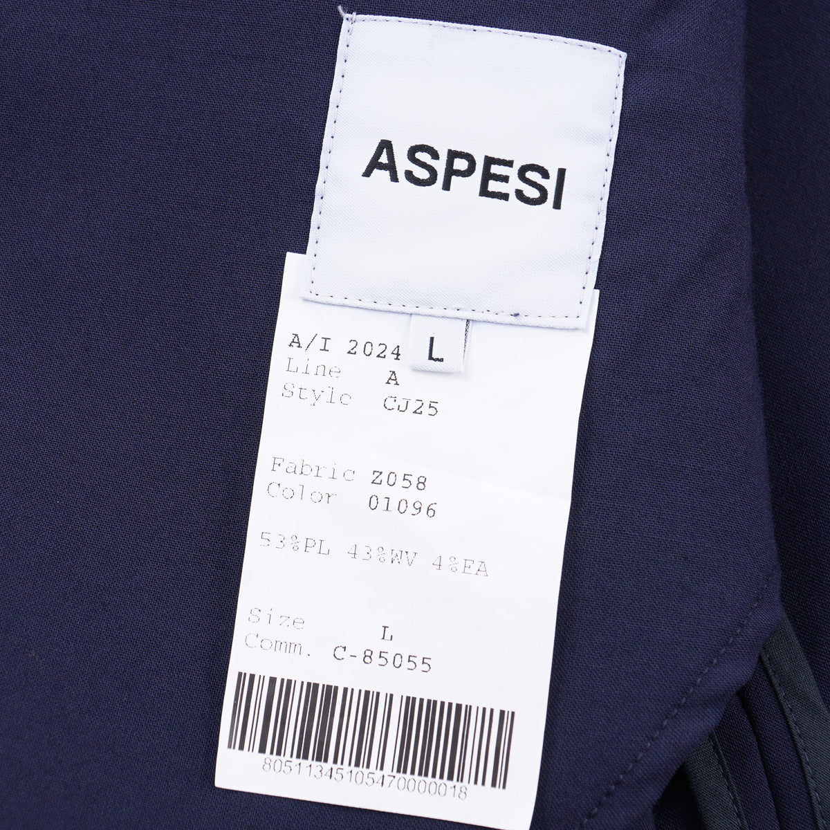 Aspesi Lightweight Poplin Wool Blazer - Image 6