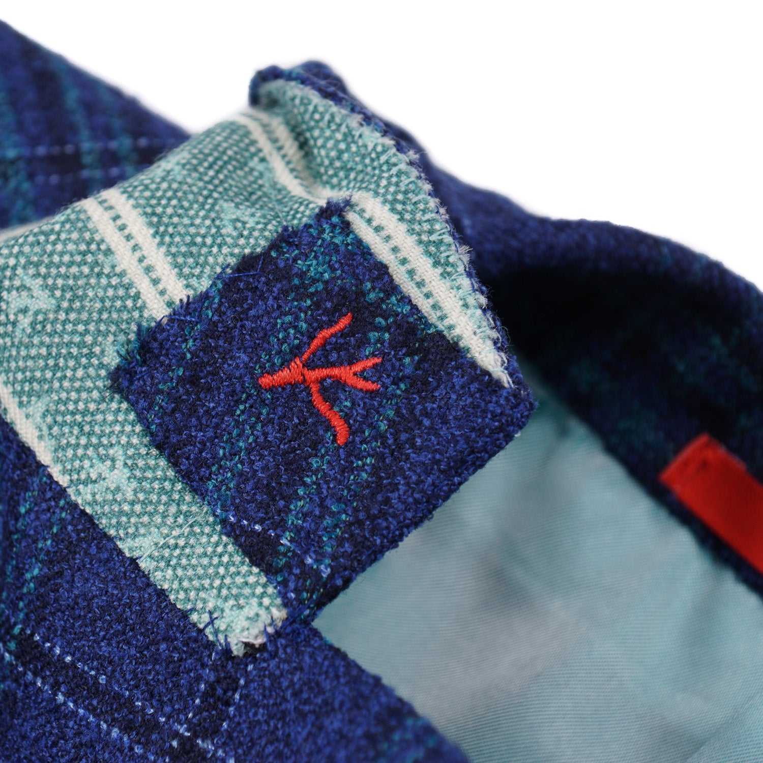 Isaia Layered Check Wool and Silk Sport Coat - Image 4