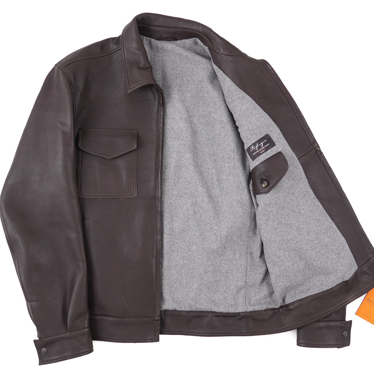 Rifugio Cashmere-Lined Nappa Leather Jacket - Image 3