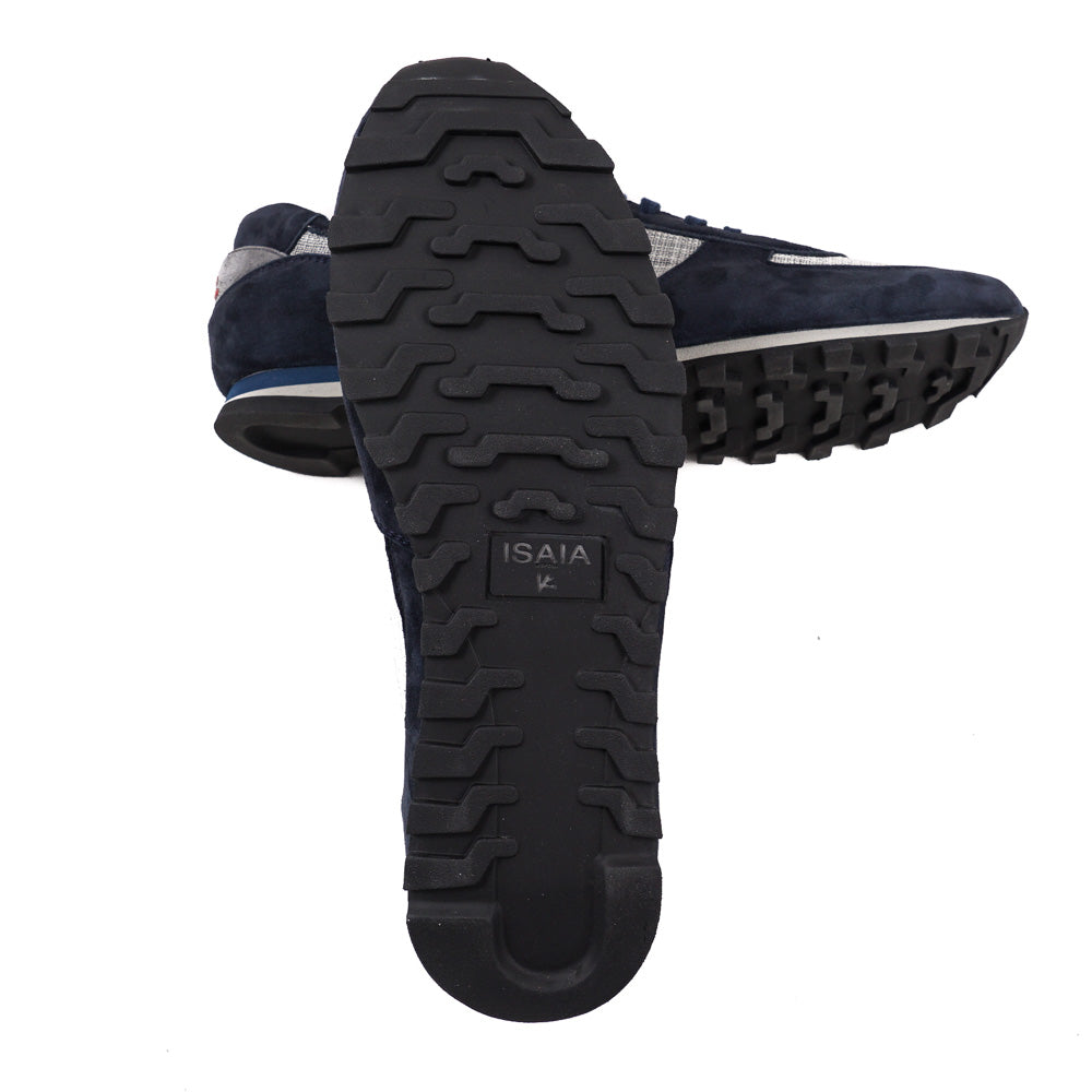 Isaia Calf Suede and Cashmere Sneakers - Image 7