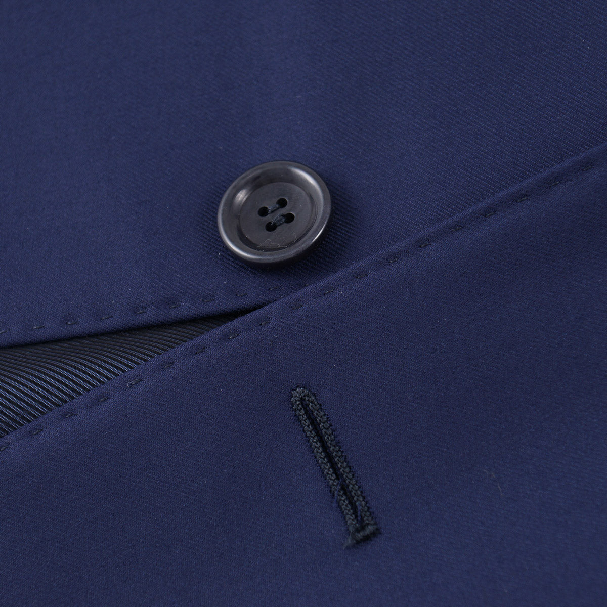 Stile Latino Medium Navy Wool Suit - Image 4