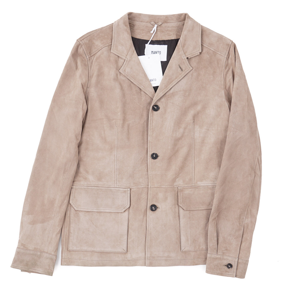 Manto 'Aglianico' Suede Blazer Jacket