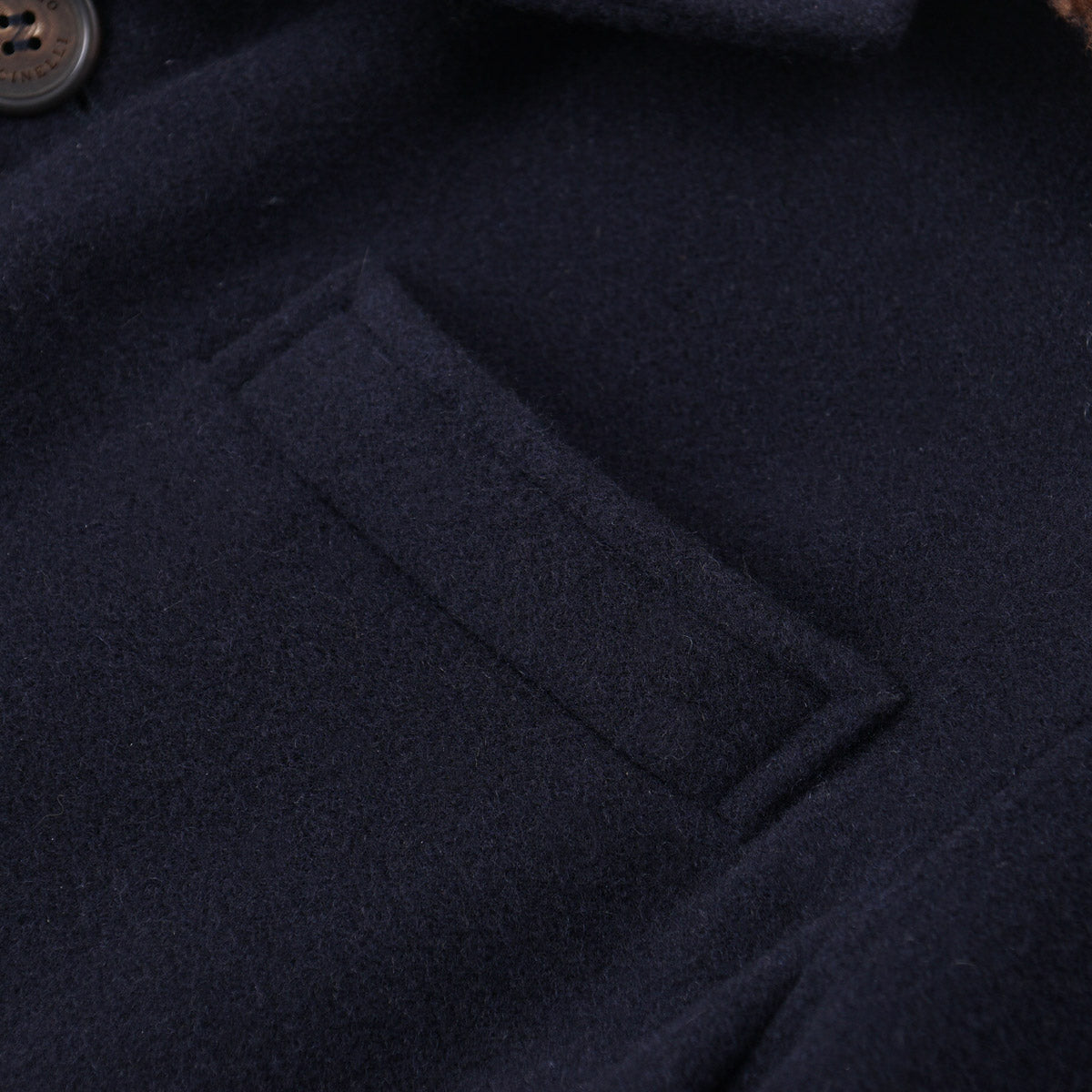 Brunello Cucinelli Cashmere Coat with Shearling Lining - Image 6