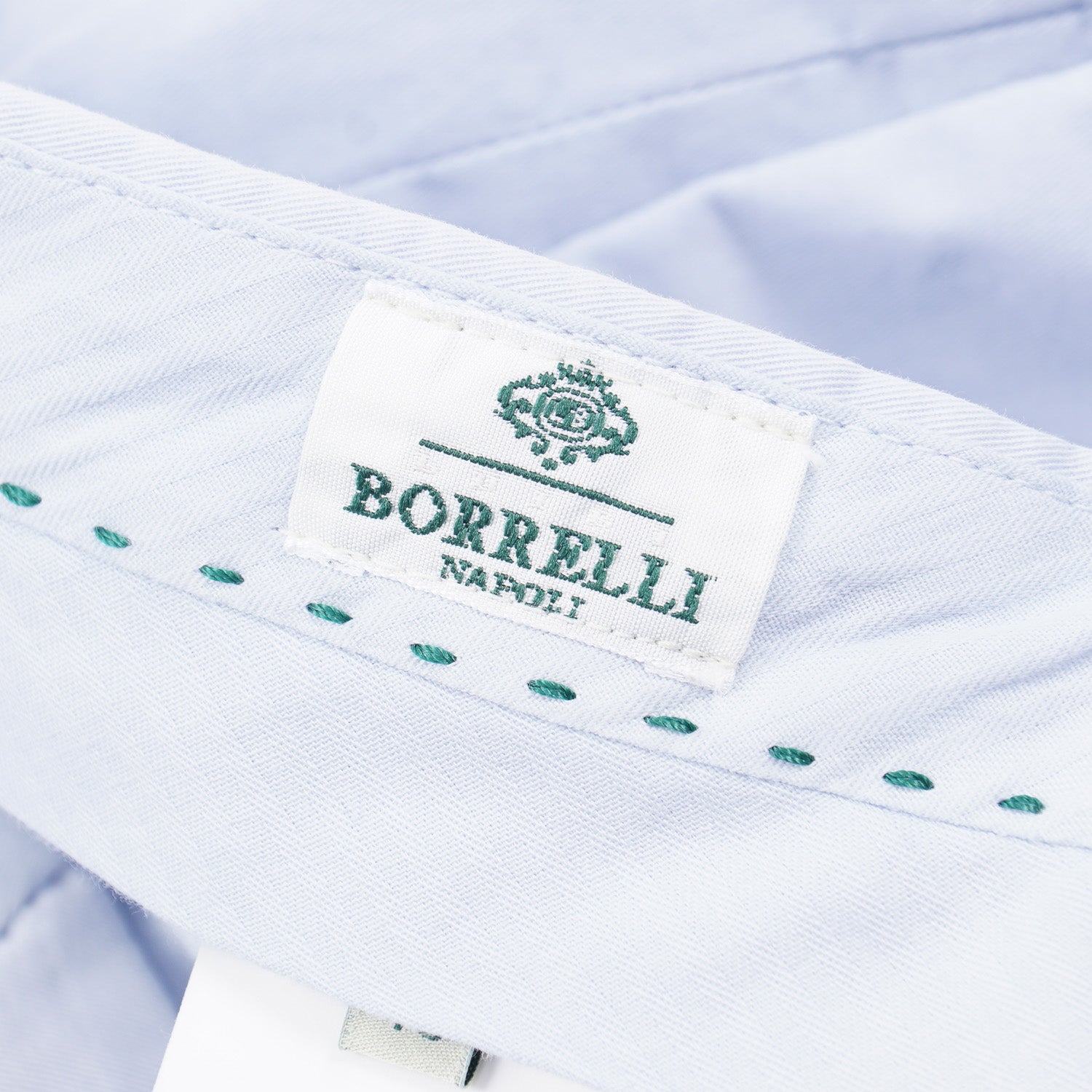 Luigi Borrelli Regular-Fit Cotton Pants - Image 5