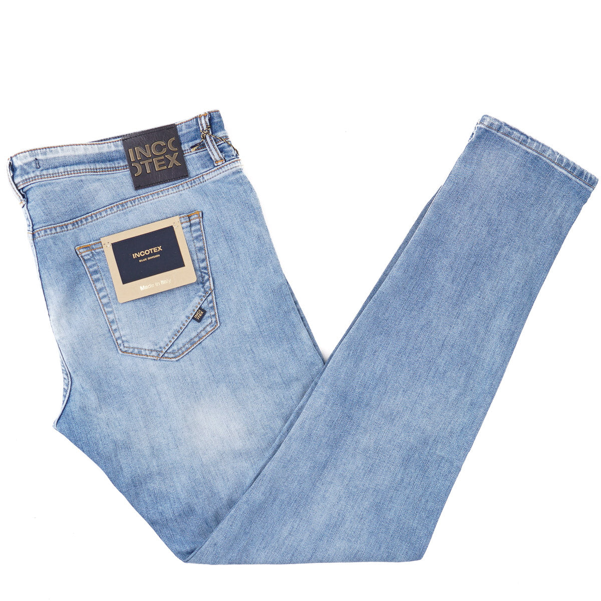 Incotex Slim Tapered Fit Selvedge Denim Jeans - Image 3