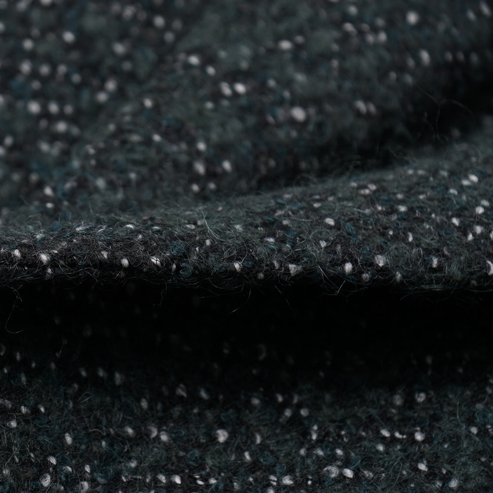 Isaia Wool and Mohair Boucle Overcoat - Image 4