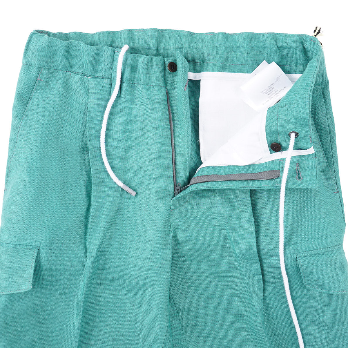 Sartorio Relaxed-Fit Linen Drawstring Shorts - Image 2