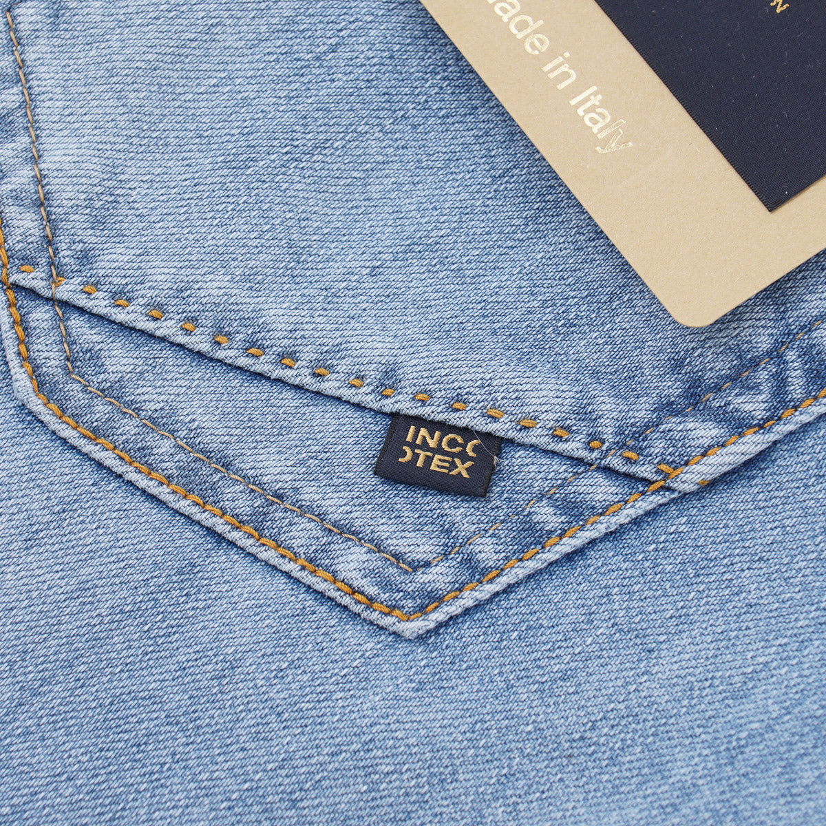 Incotex Slim Tapered Fit Selvedge Denim Jeans - Image 4