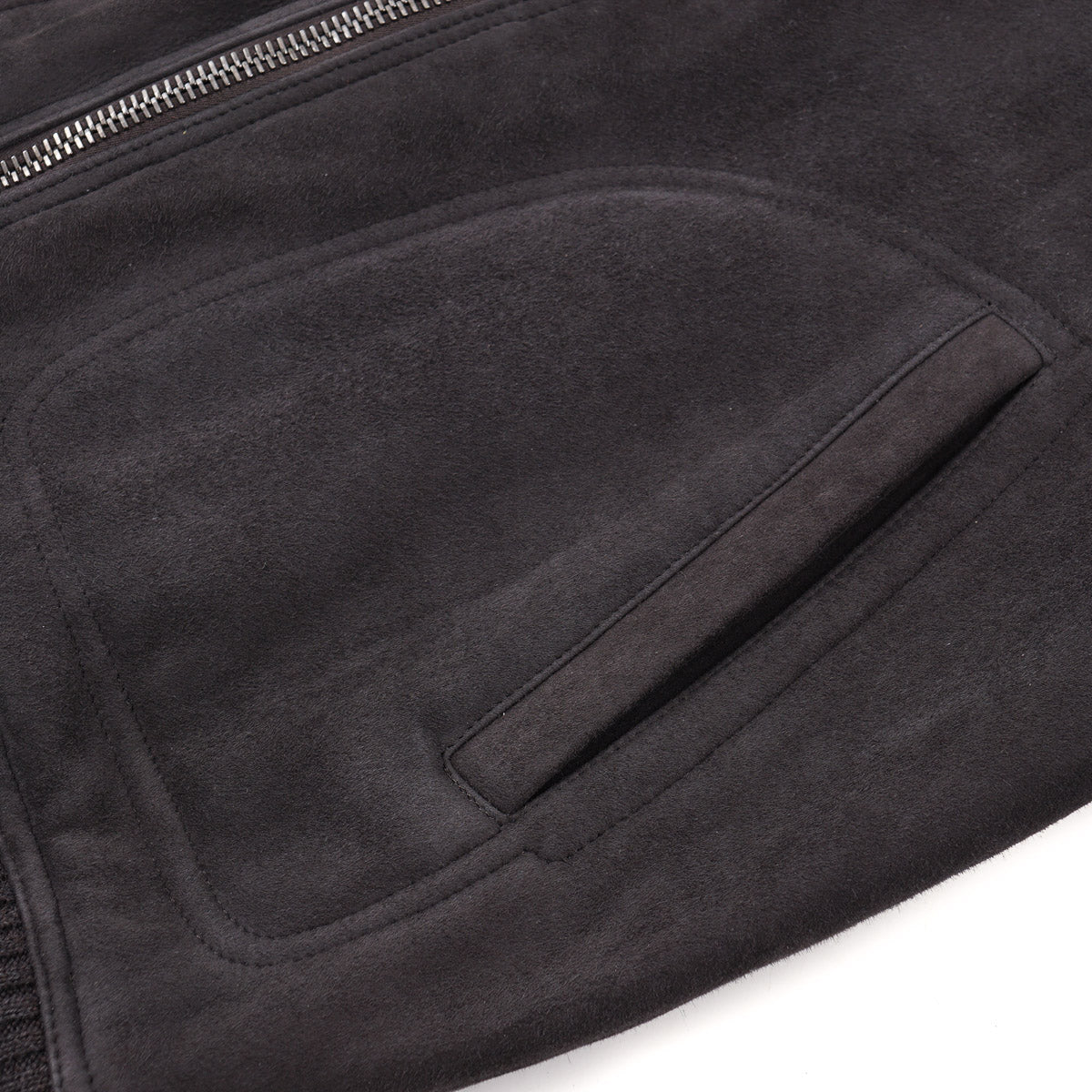 Manto Shearling Leather Hooded Jacket - Image 4