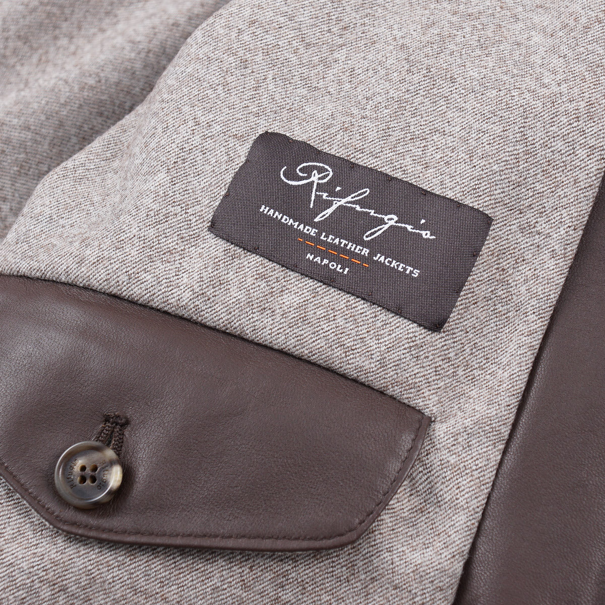 Rifugio Nappa Leather Jacket with Beaver Collar - Image 8