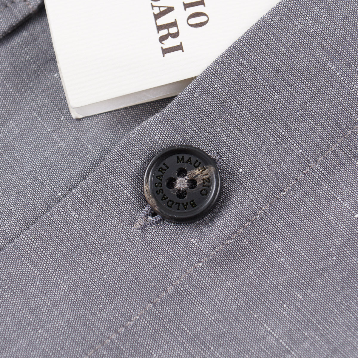 Maurizio Baldassari Linen-Cotton Sahariana Shirt - Image 4