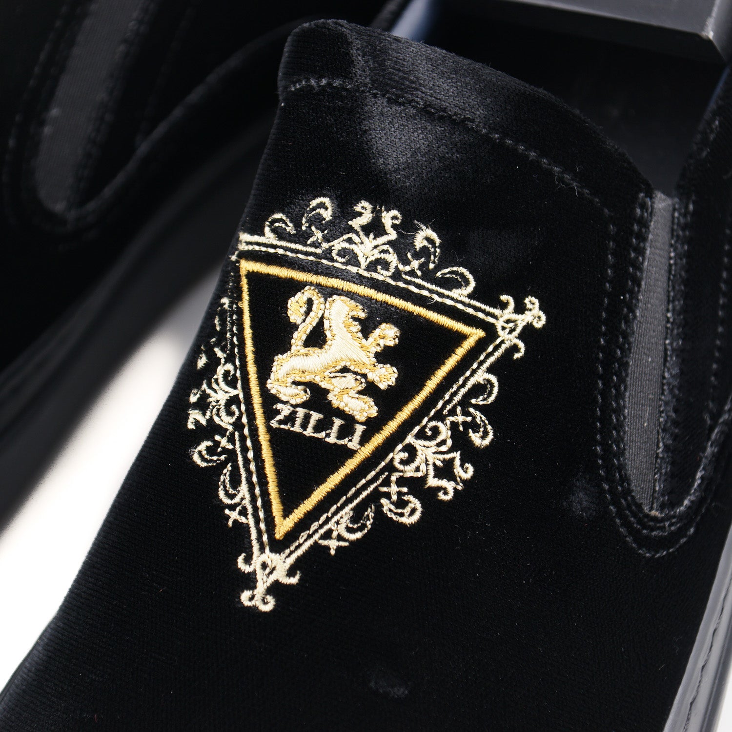 Zilli Velvet Slip-On Sneakers - Image 5