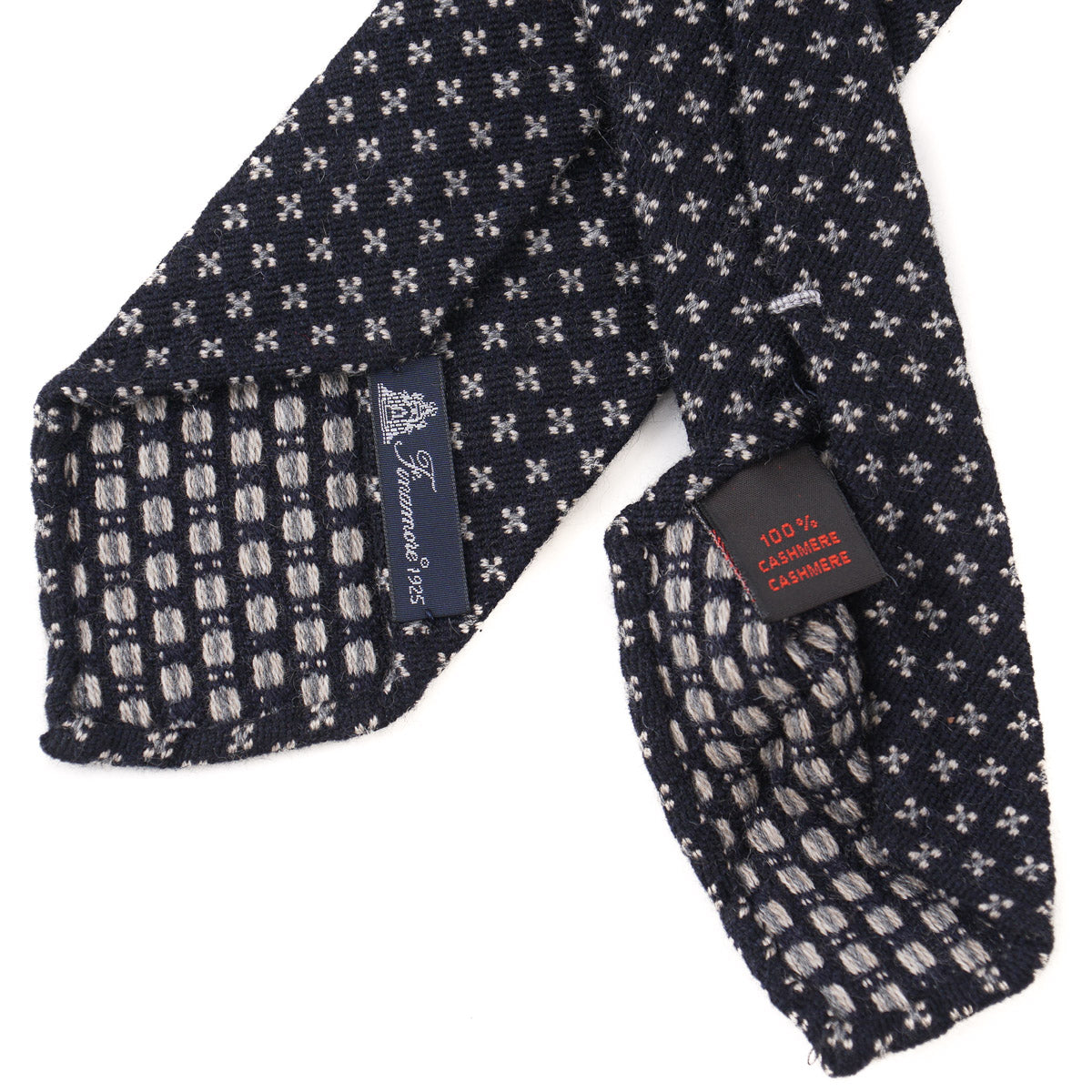 Finamore Unlined Pure Cashmere Tie - Image 4