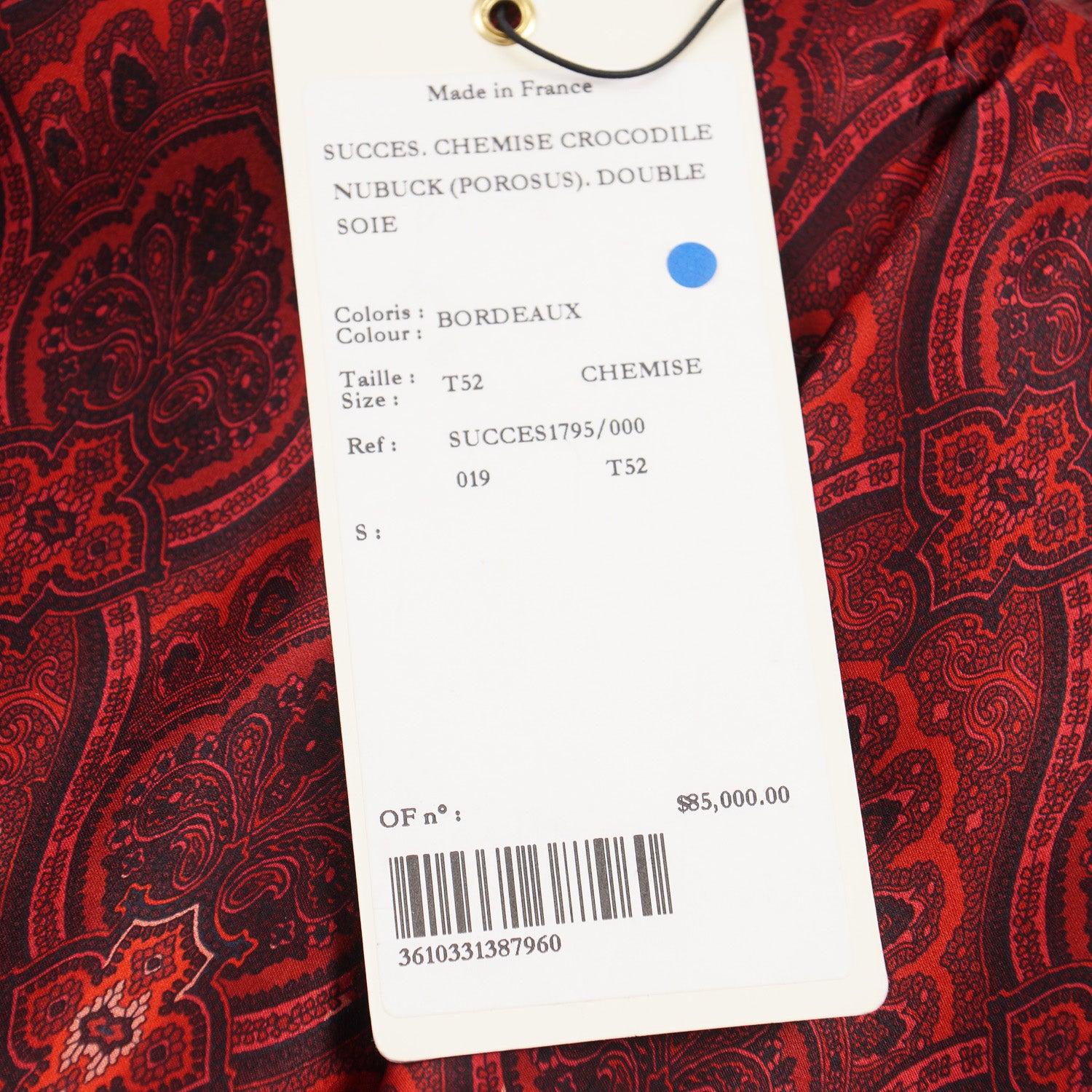 Zilli Matte Nubuck Crocodile Leather Jacket - Image 10