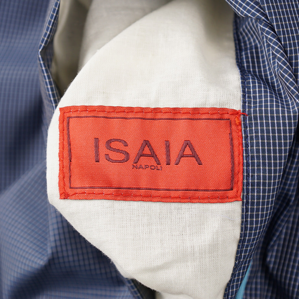 Isaia Sky Blue Reversible Jacket - Image 9