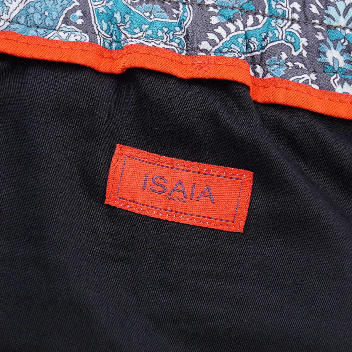 Isaia Printed Silk Drawstring Shorts - Image 7
