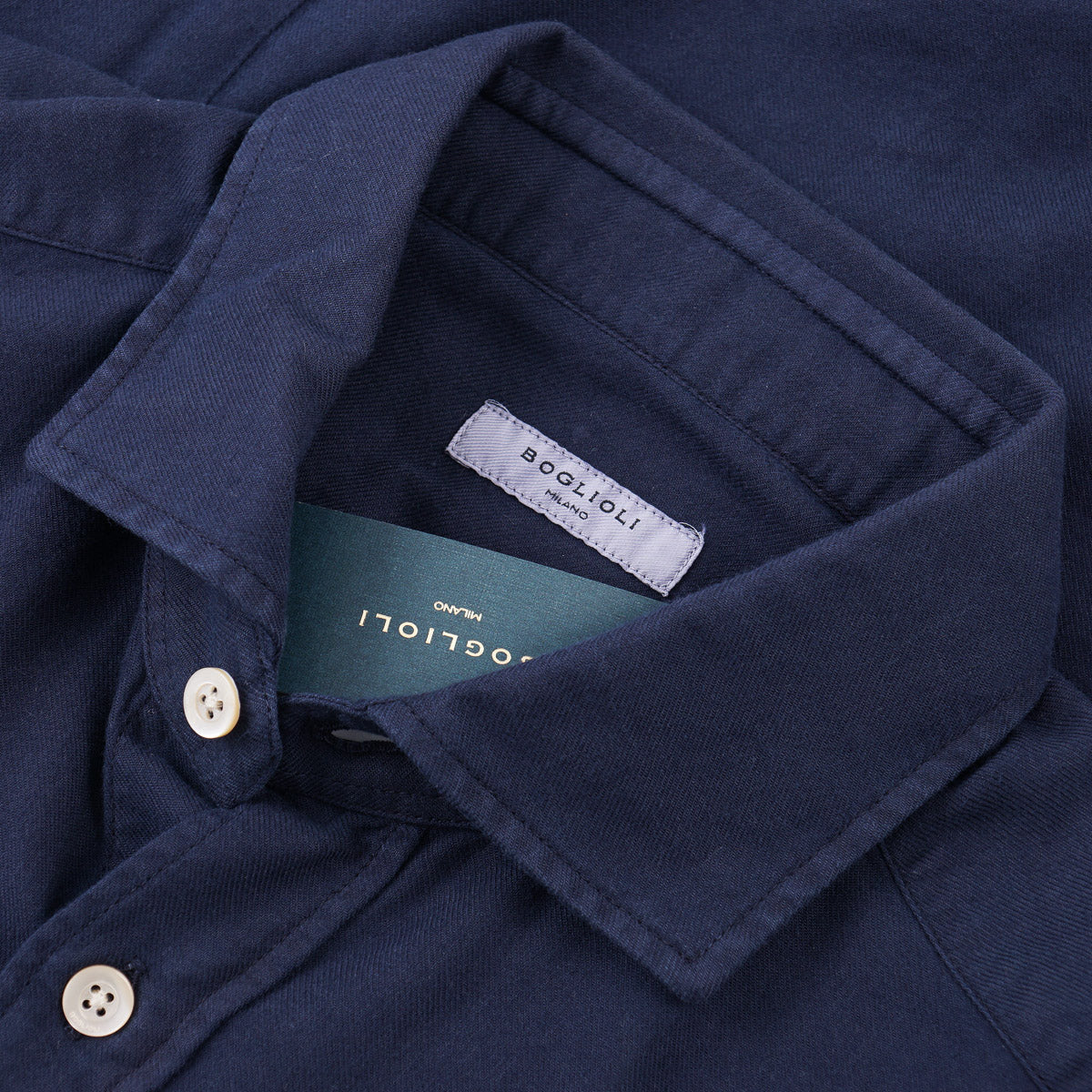 Boglioli Soft Cotton and Viscose Shirt - Image 5