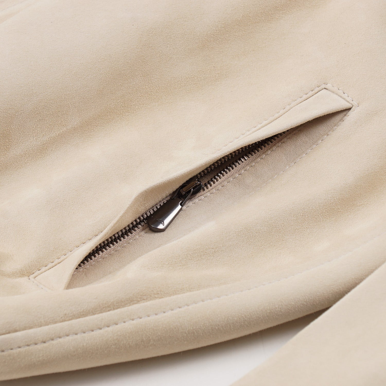 Cesare Attolini Nappa Suede Bomber Jacket - Image 4