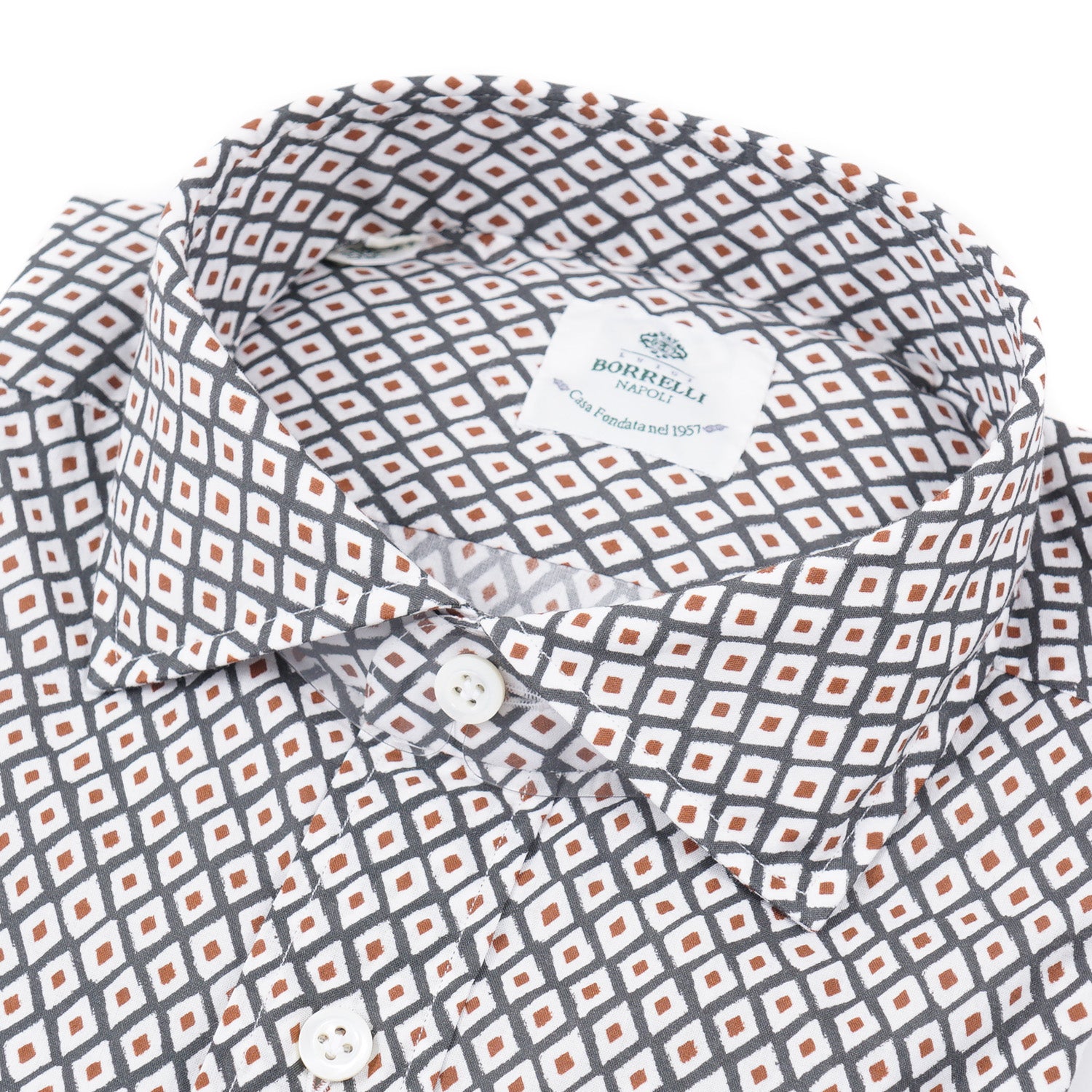 Luigi Borrelli Slim-Fit Lightweight Cotton Shirt - Image 3