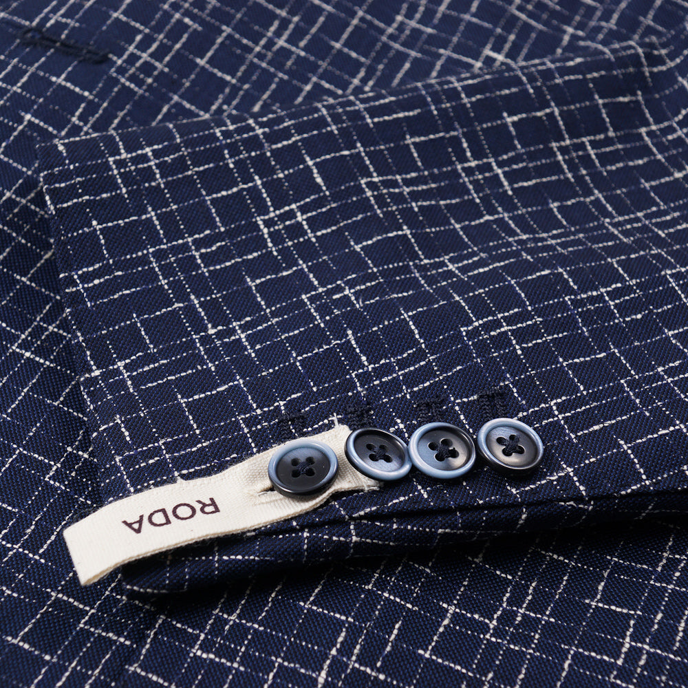 Roda Woven Check Wool and Silk Suit - Image 9