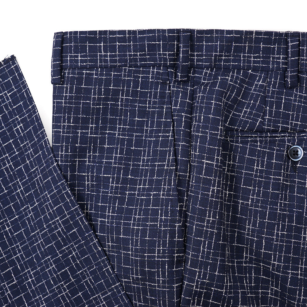 Roda Woven Check Wool and Silk Suit - Image 11