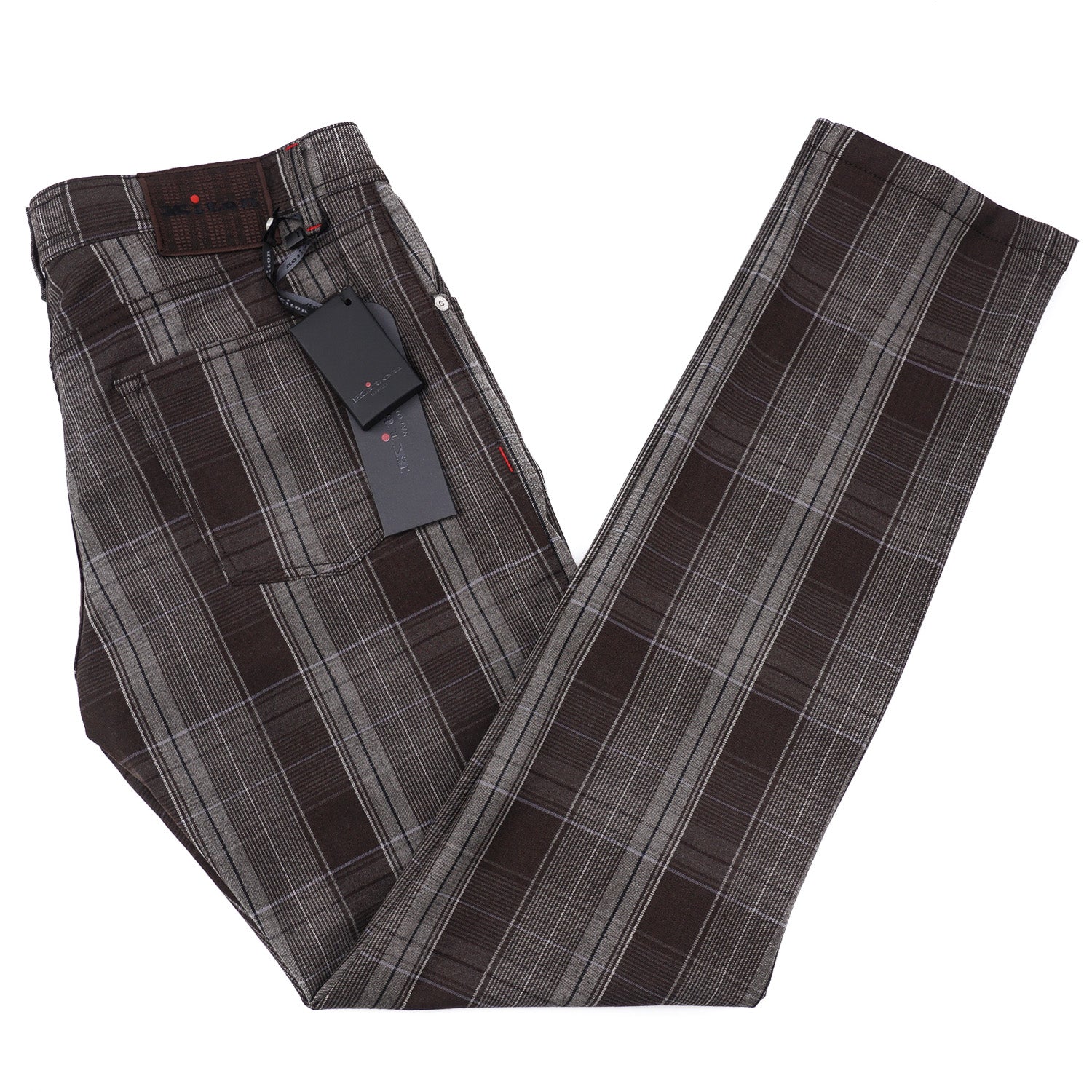 Kiton Slim Fit Five-Pocket Wool Pants