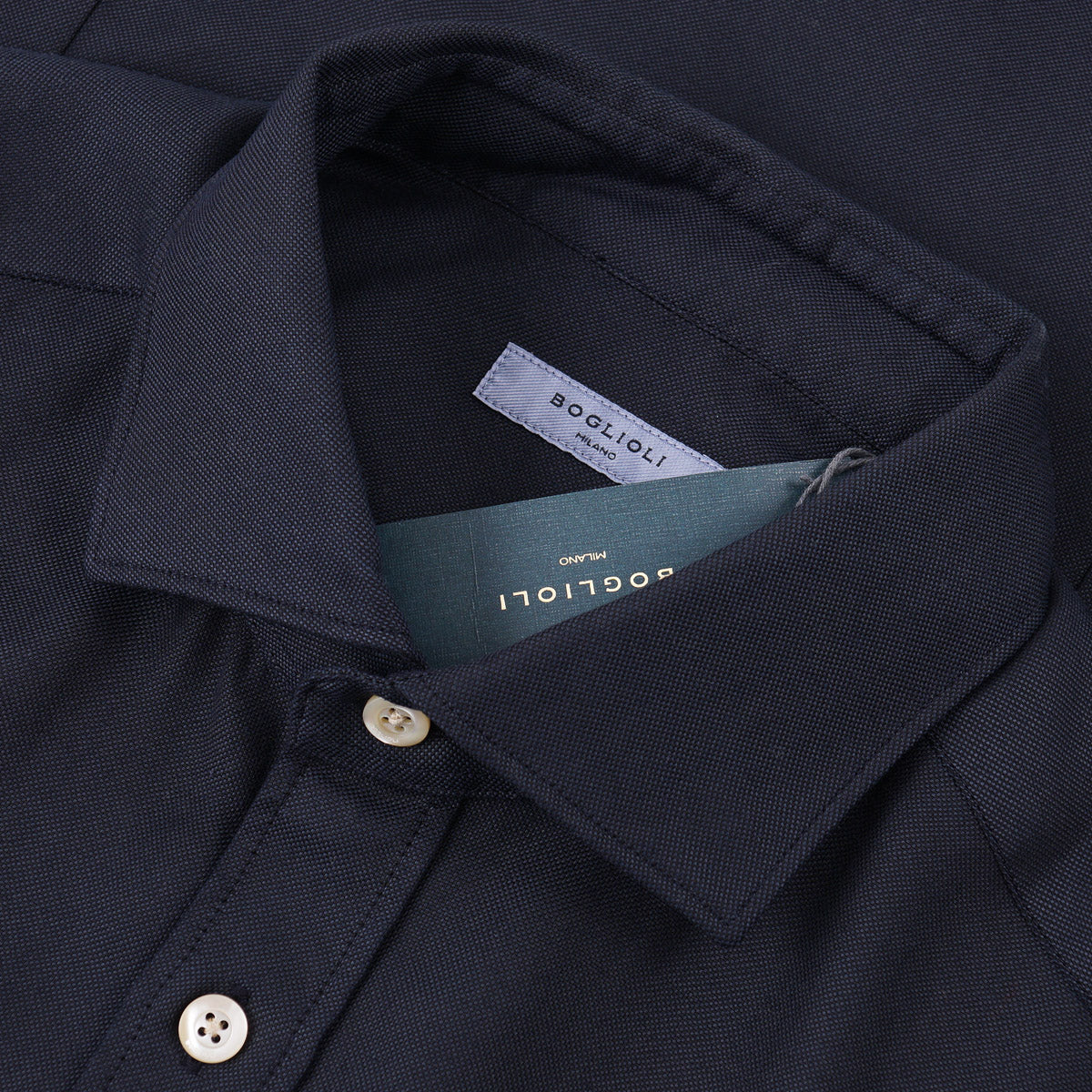 Boglioli Knit Jersey Wool Shirt - Image 5