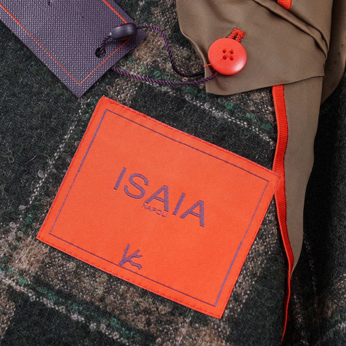 Isaia 'Domenico' Alpaca-Wool Sport Coat - Image 9