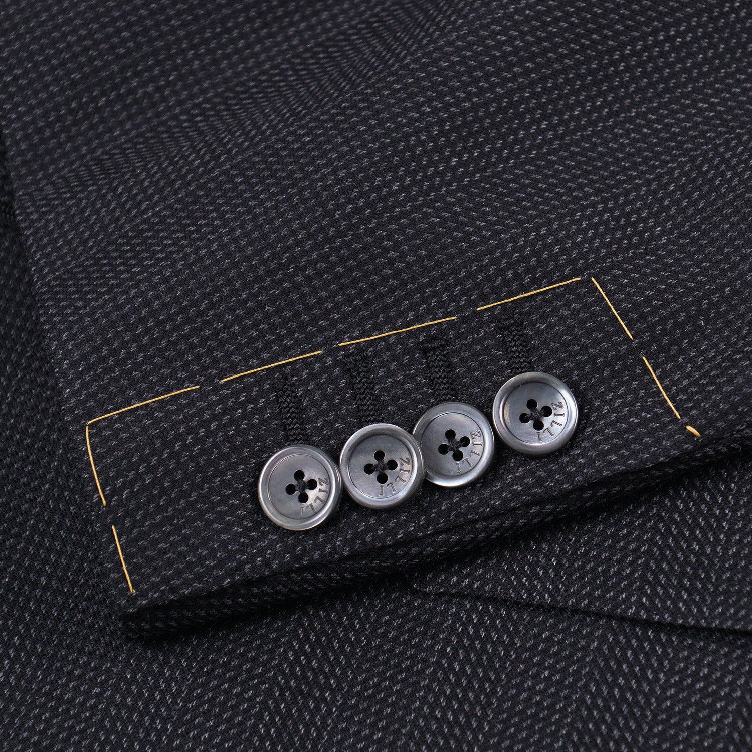 Zilli Herringbone Wool and Silk Suit - Image 5