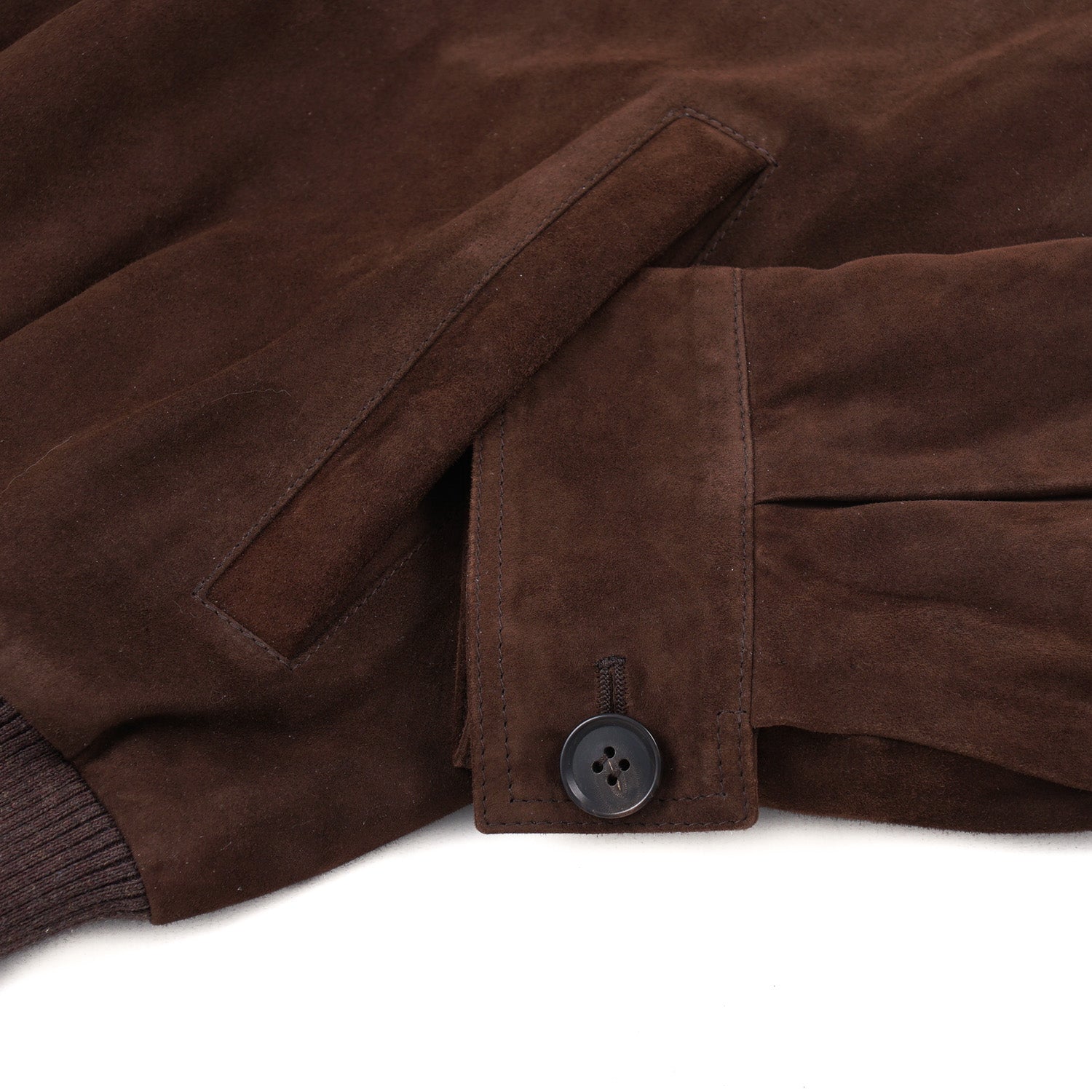 Rifugio Wool-Lined Suede Aviator Jacket - Image 3