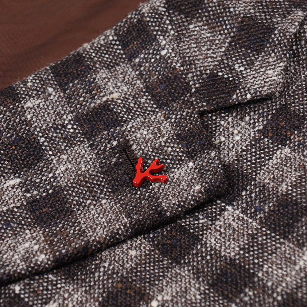 Isaia Textured Check Sport Coat - Image 2