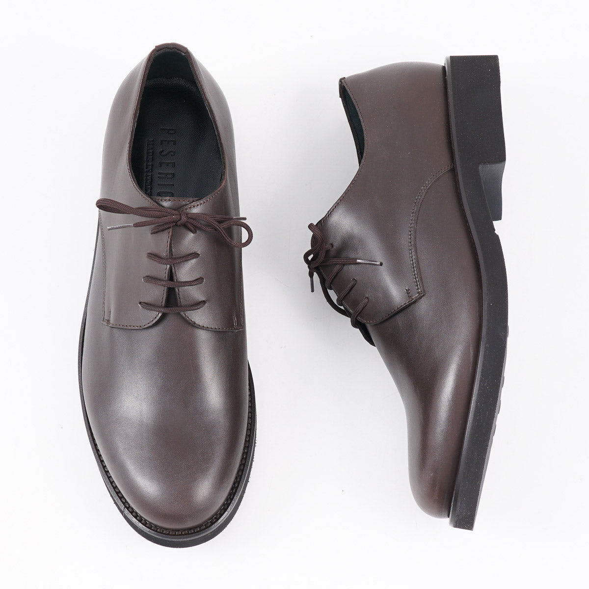 Peserico Leather Derby with Lightweight Sole - Image 3
