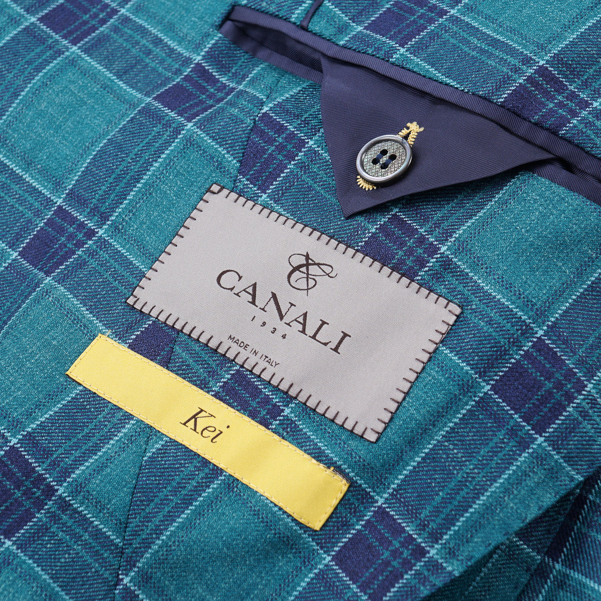 Canali Wool-Silk-Linen 'Kei' Sport Coat - Image 8
