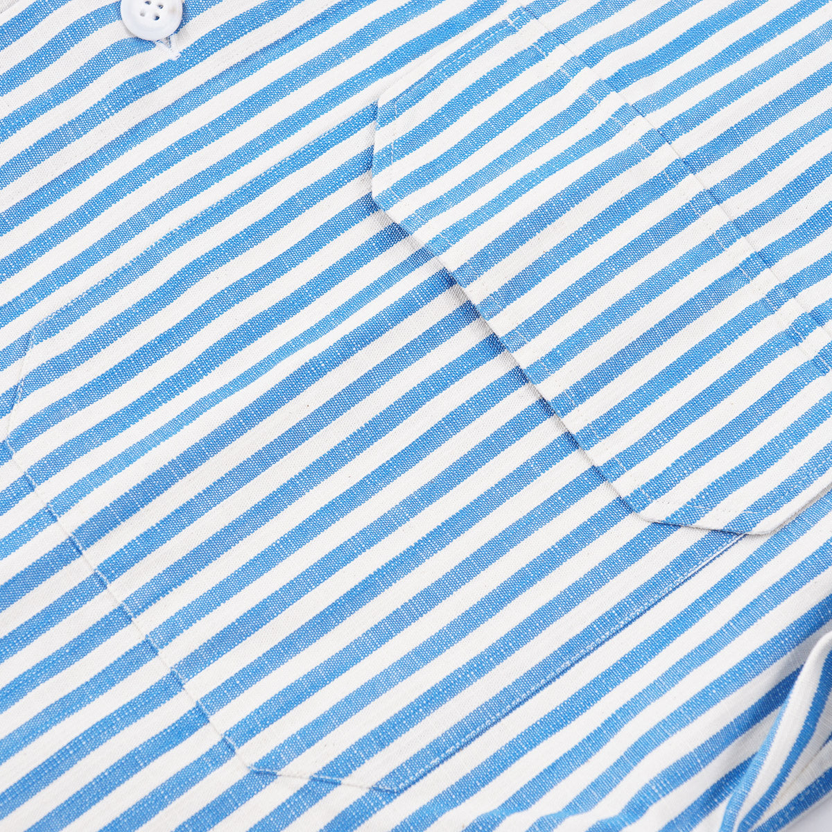 Sannino Slim-Fit Striped Denim Overshirt - Image 4
