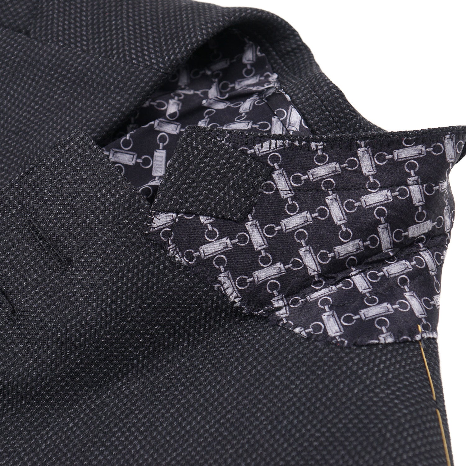 Zilli Herringbone Wool and Silk Suit - Image 7