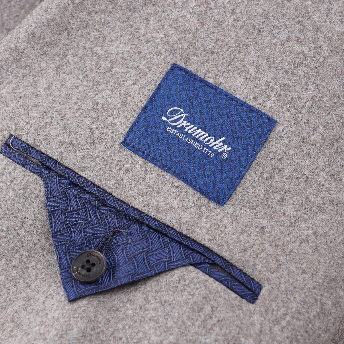 Drumohr Soft Brushed Wool Overcoat - Image 8