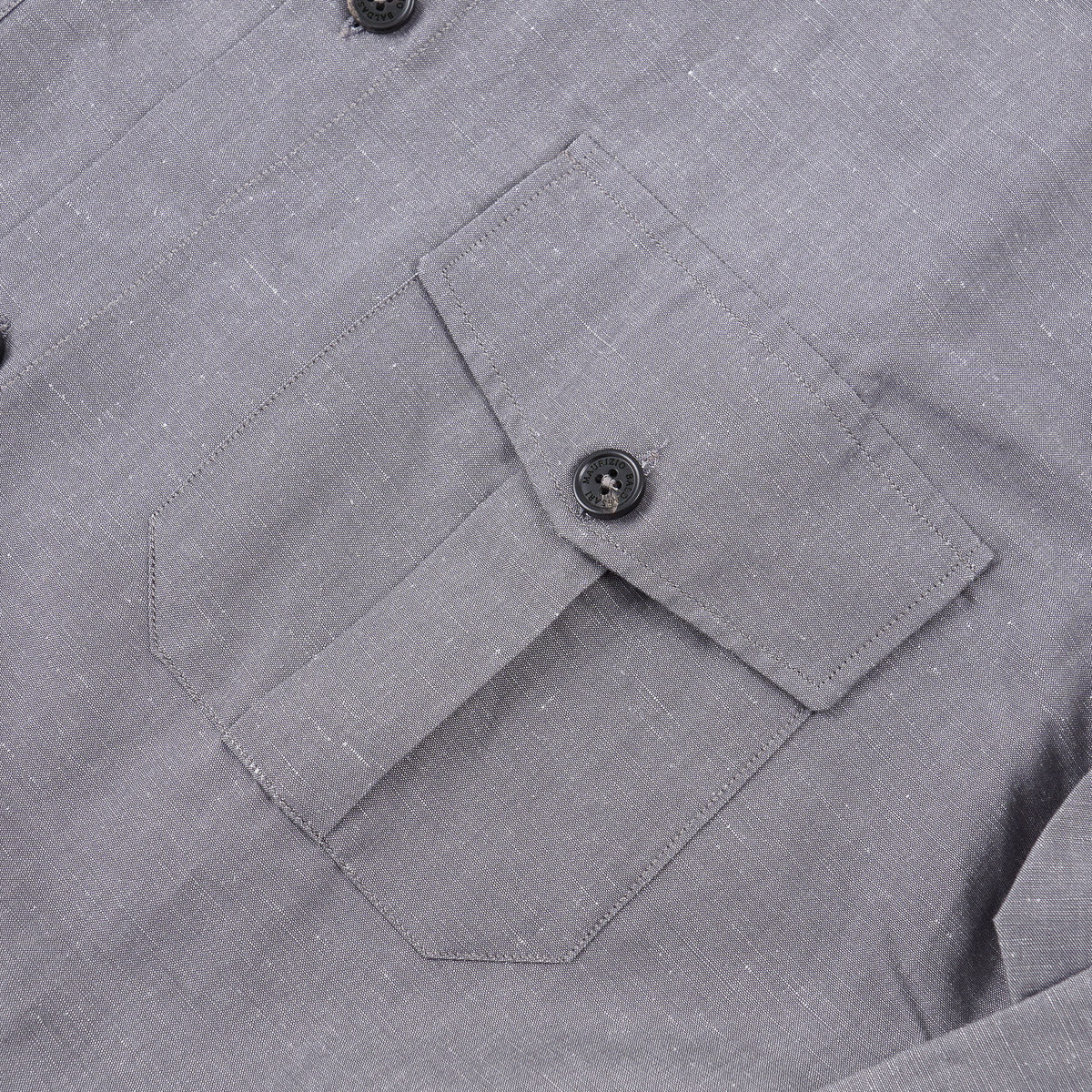 Maurizio Baldassari Linen-Cotton Sahariana Shirt - Image 3